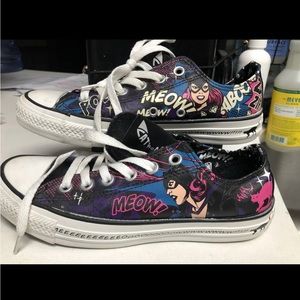 Catwoman Converse Chuck Taylor All Star BRAND NEW- NEVER WORN DC Comics